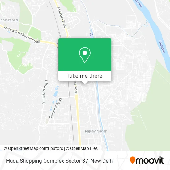 Huda Shopping Complex-Sector 37 map