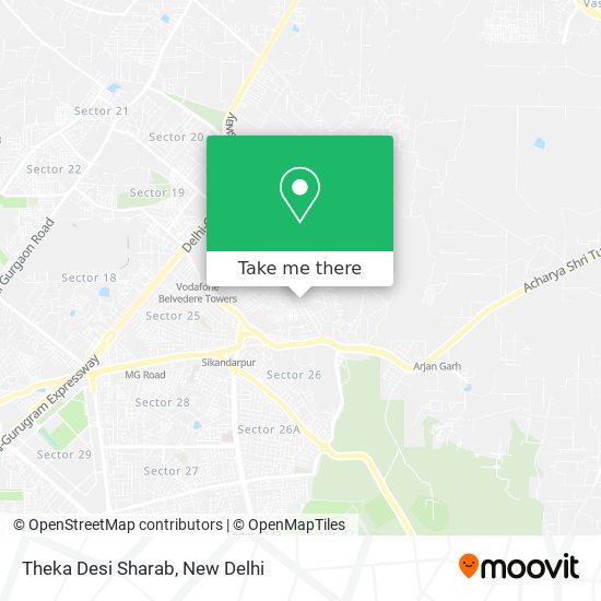 Theka Desi Sharab map