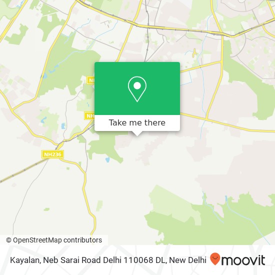 Kayalan, Neb Sarai Road Delhi 110068 DL map