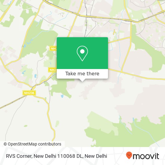 RVS Corner, New Delhi 110068 DL map