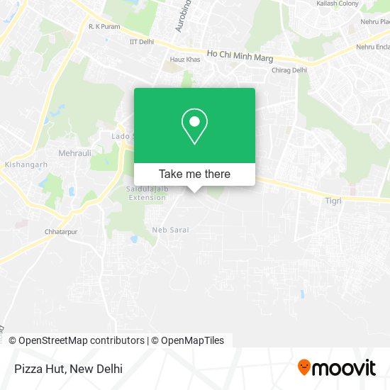 Pizza Hut map