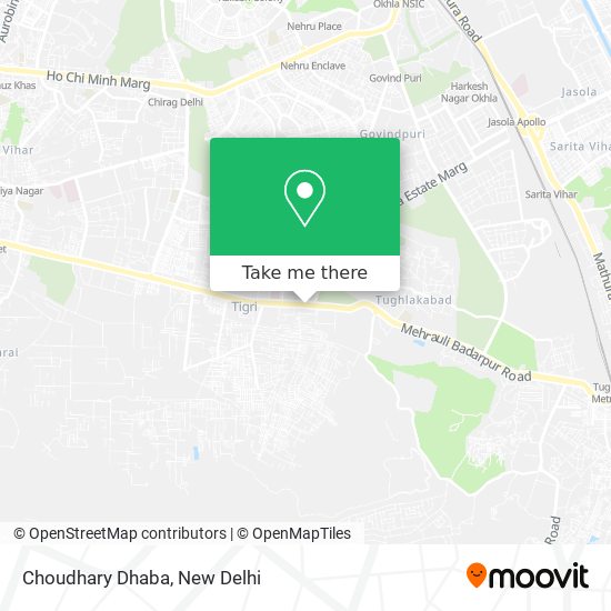 Choudhary Dhaba map