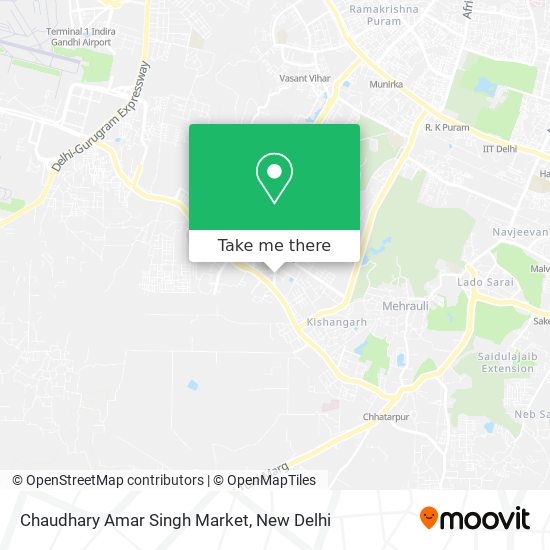Chaudhary Amar Singh Market map