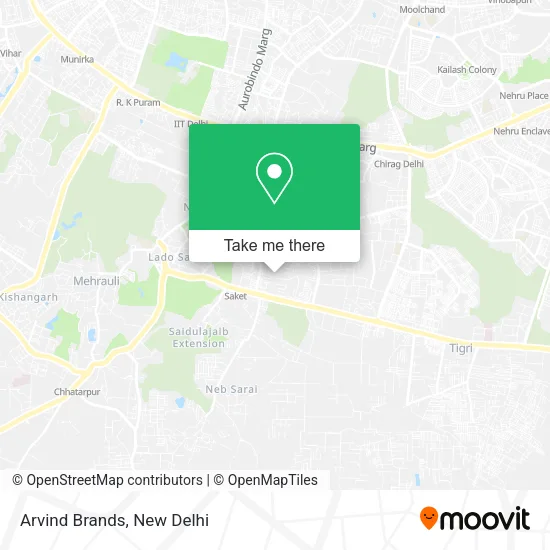 Arvind Brands map