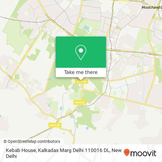 Kebab House, Kalkadas Marg Delhi 110016 DL map