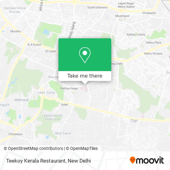 Teekoy Kerala Restaurant map