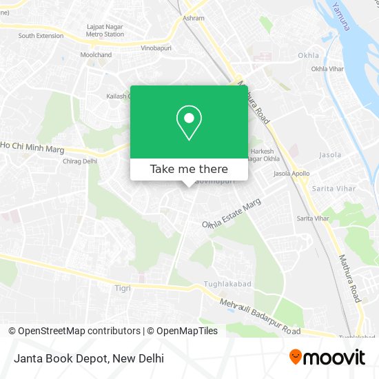 Janta Book Depot map