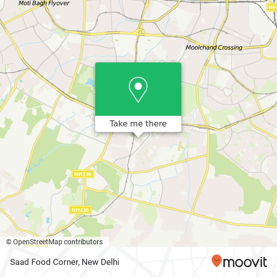 Saad Food Corner, New Delhi 110017 DL map