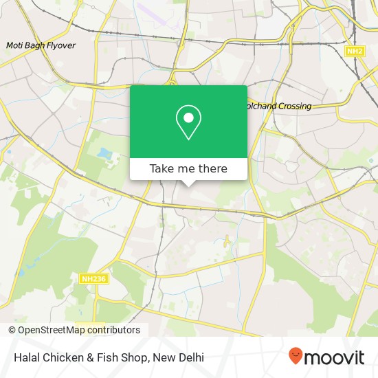 Halal Chicken & Fish Shop, New Delhi 110049 DL map