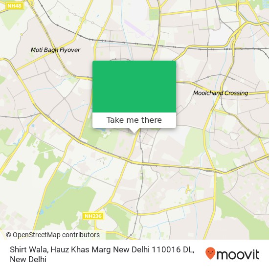 Shirt Wala, Hauz Khas Marg New Delhi 110016 DL map