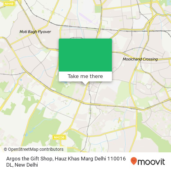 Argos the Gift Shop, Hauz Khas Marg Delhi 110016 DL map