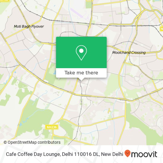 Cafe Coffee Day Lounge, Delhi 110016 DL map
