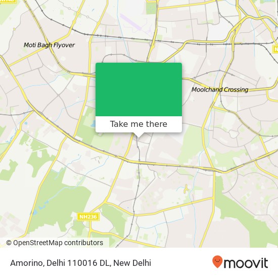 Amorino, Delhi 110016 DL map