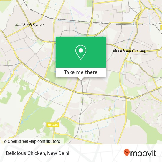 Delicious Chicken, Shri Krishna Chaitanya Mahaprabhu Marg New Delhi 110016 DL map