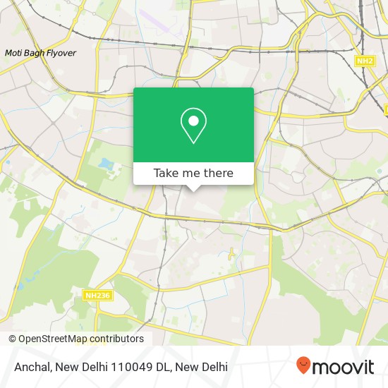 Anchal, New Delhi 110049 DL map