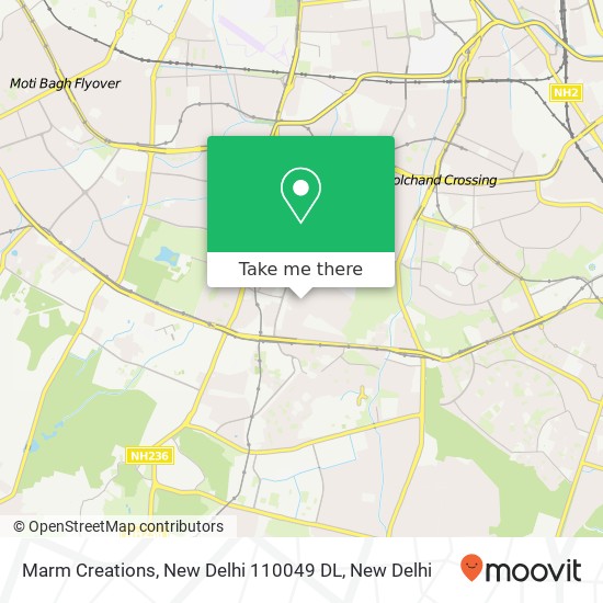 Marm Creations, New Delhi 110049 DL map