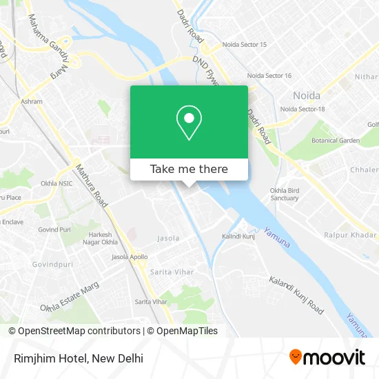 Rimjhim Hotel map