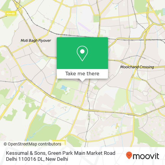 Kessumal & Sons, Green Park Main Market Road Delhi 110016 DL map