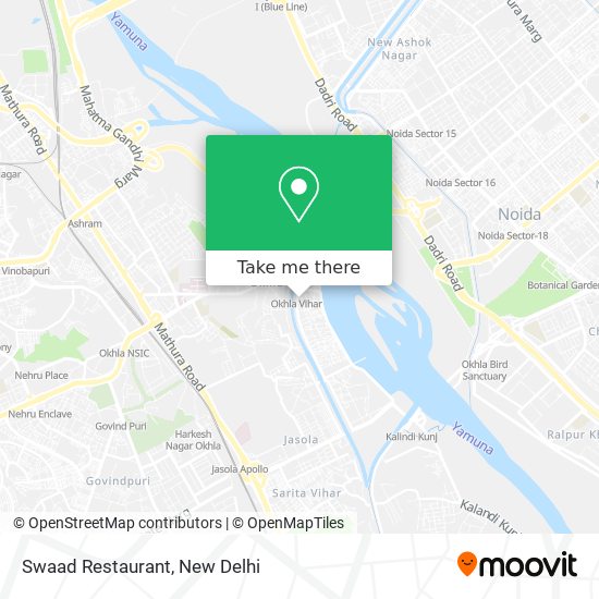Swaad Restaurant map