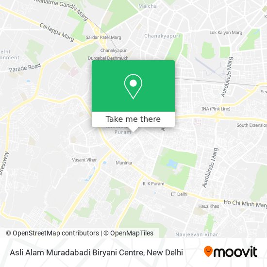 Asli Alam Muradabadi Biryani Centre map