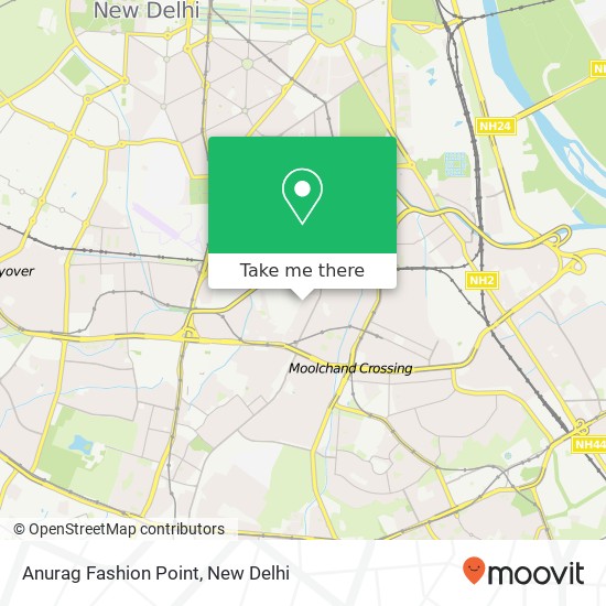 Anurag Fashion Point, New Delhi 110003 DL map