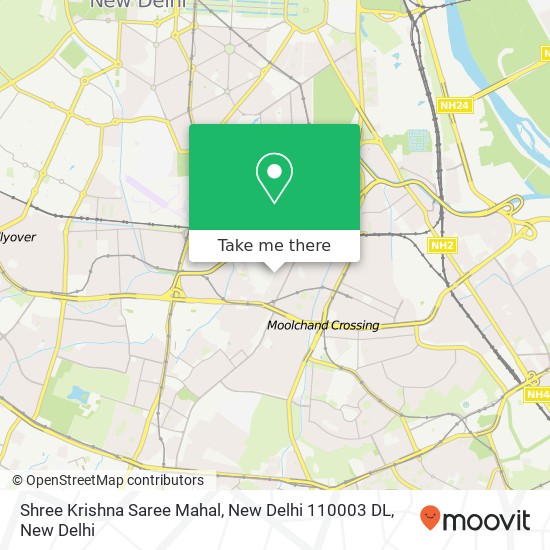 Shree Krishna Saree Mahal, New Delhi 110003 DL map