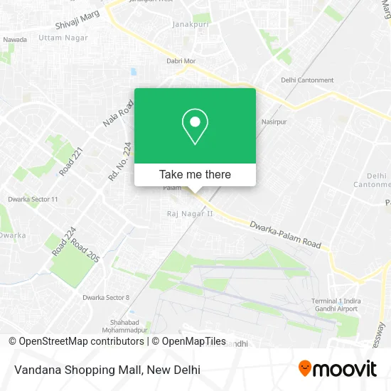 Vandana Shopping Mall map
