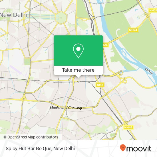 Spicy Hut Bar Be Que, New Delhi 110014 DL map