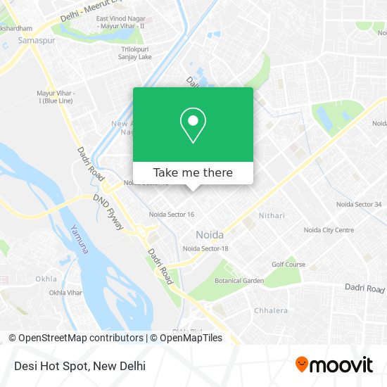 Desi Hot Spot map