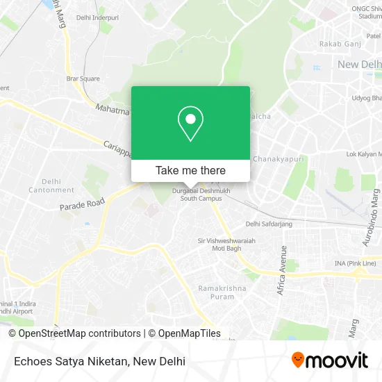 Echoes Satya Niketan map