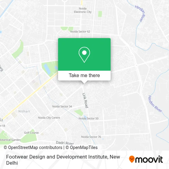 Fddi 'Footwear Design and Development Institute' map