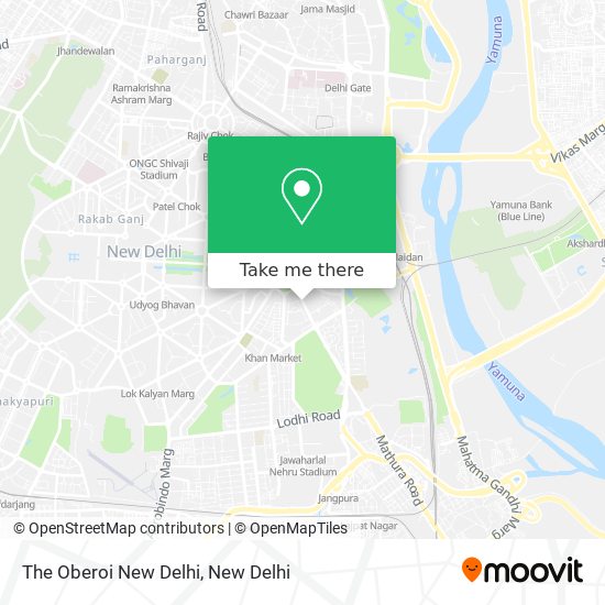 The Oberoi New Delhi map