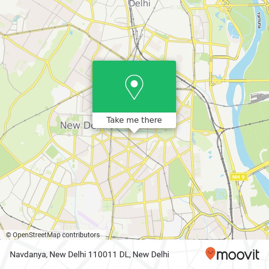 Navdanya, New Delhi 110011 DL map
