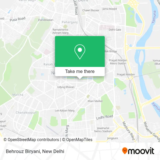 Behrouz Biryani map