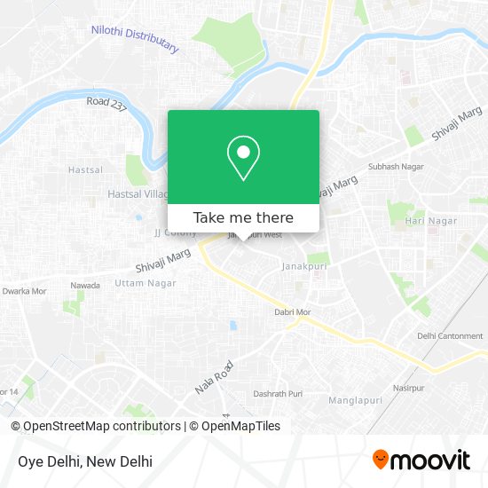 Oye Delhi map