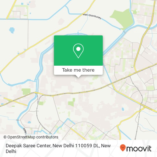 Deepak Saree Center, New Delhi 110059 DL map