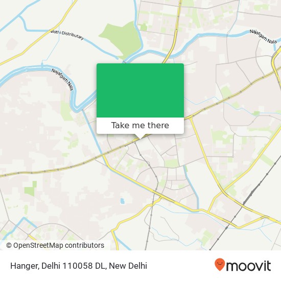 Hanger, Delhi 110058 DL map