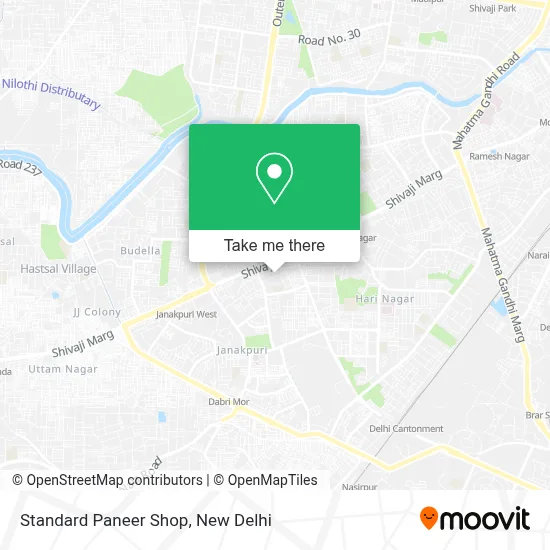 Standard Paneer Shop map