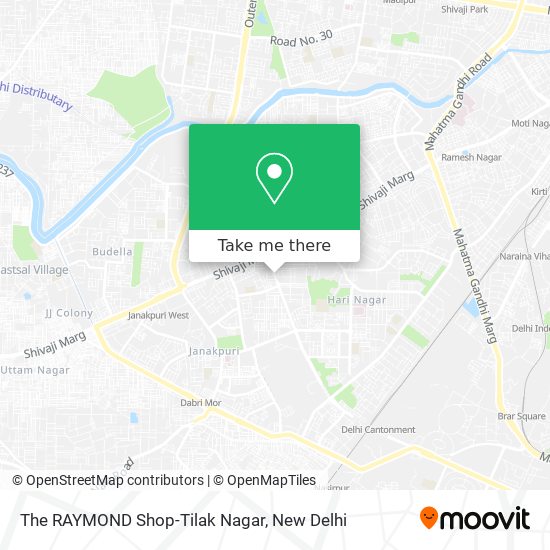 The RAYMOND Shop-Tilak Nagar map