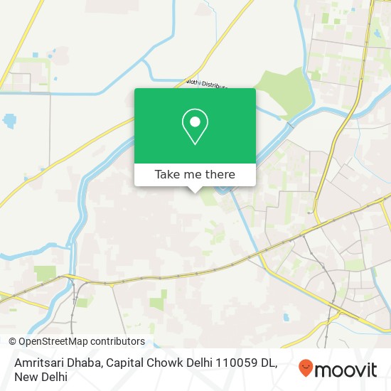 Amritsari Dhaba, Capital Chowk Delhi 110059 DL map