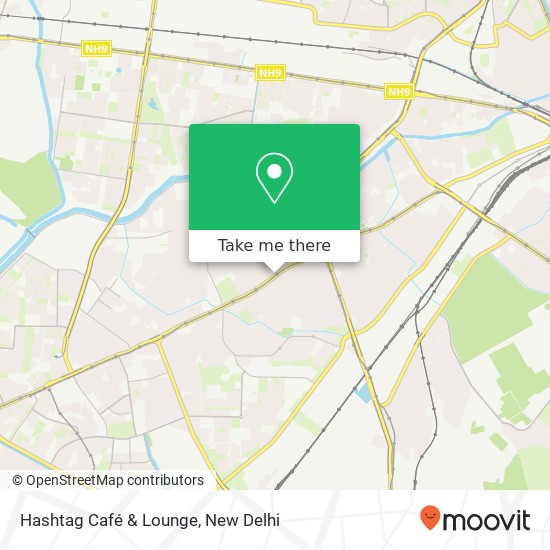 Hashtag Café & Lounge, Najafgarh Road Delhi 110027 DL map