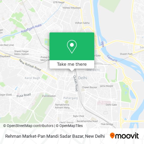 Rehman Market-Pan Mandi Sadar Bazar map