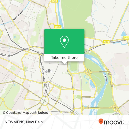 NEWMENS, Chandni Chowk Road New Delhi 110006 DL map