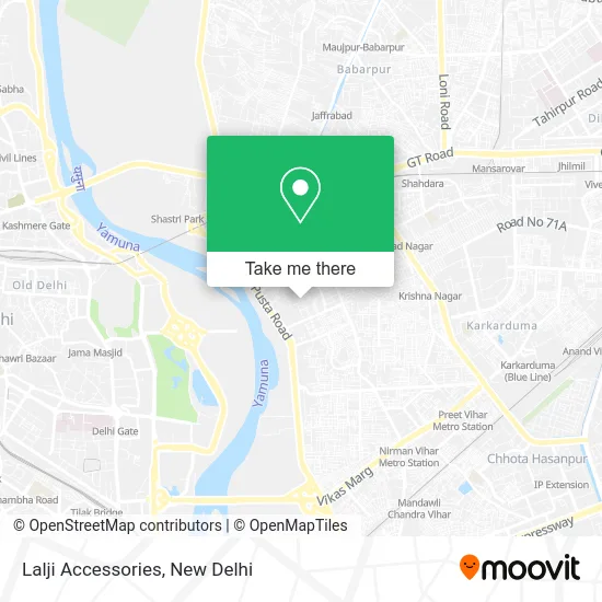 Lalji Accessories map