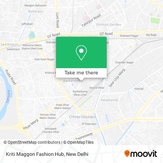 Kriti Maggon Fashion Hub map