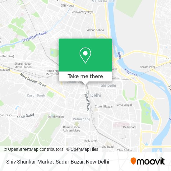 Shiv Shankar Market-Sadar Bazar map