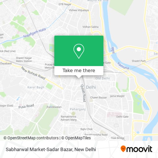Sabharwal Market-Sadar Bazar map