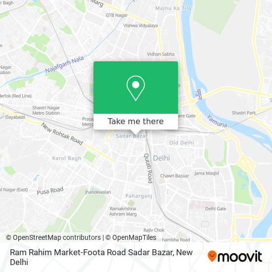 Ram Rahim Market-Foota Road Sadar Bazar map