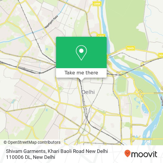 Shivam Garments, Khari Baoli Road New Delhi 110006 DL map