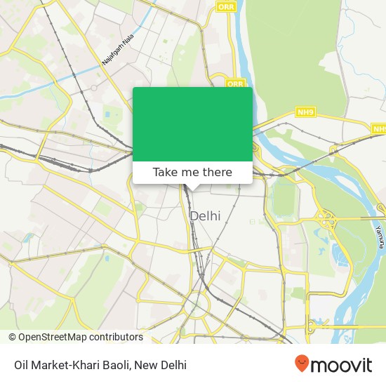 Oil Market-Khari Baoli map